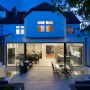 Lonsdale Road, Notting Hill | Rear Elevation (Night-time) | Interior Designers